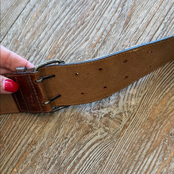 Matisse Italy Leopard Fur Leather Belt with Animal Print and Pouch - Picture 8 of 16